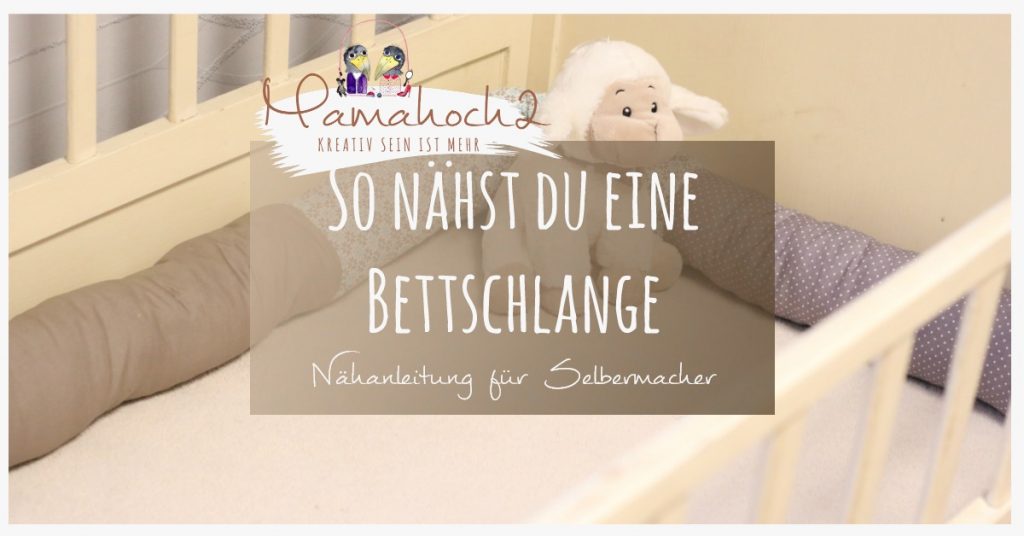 Bettschlange . Bettschlange selber nähen . Kopfschutz für Babys 25