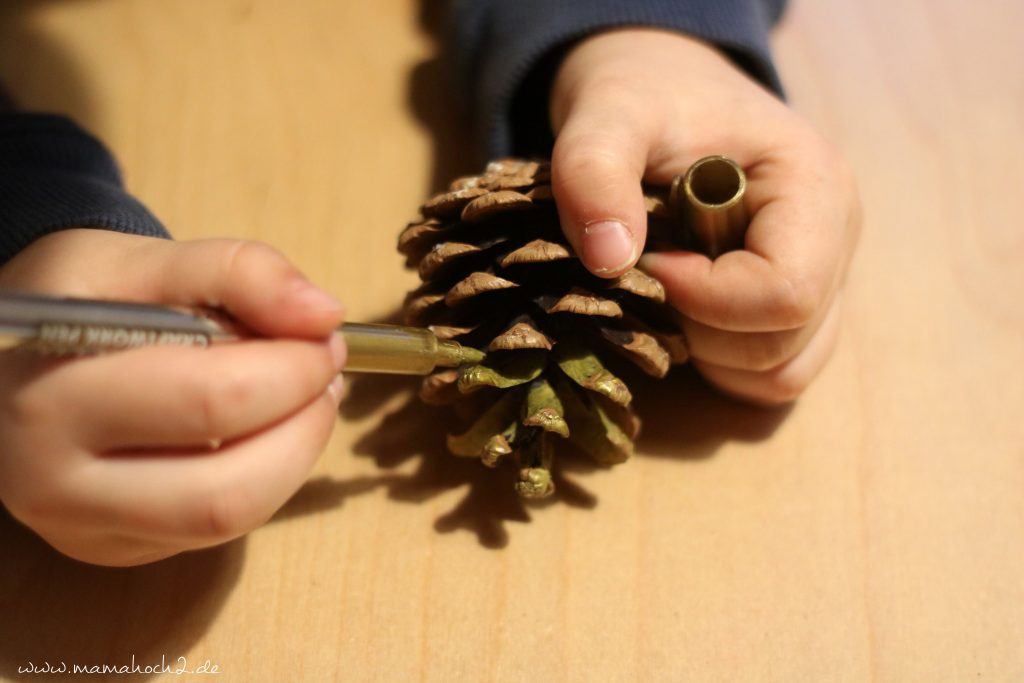 diy blog kinder basteln zapfen weihnachten (15)