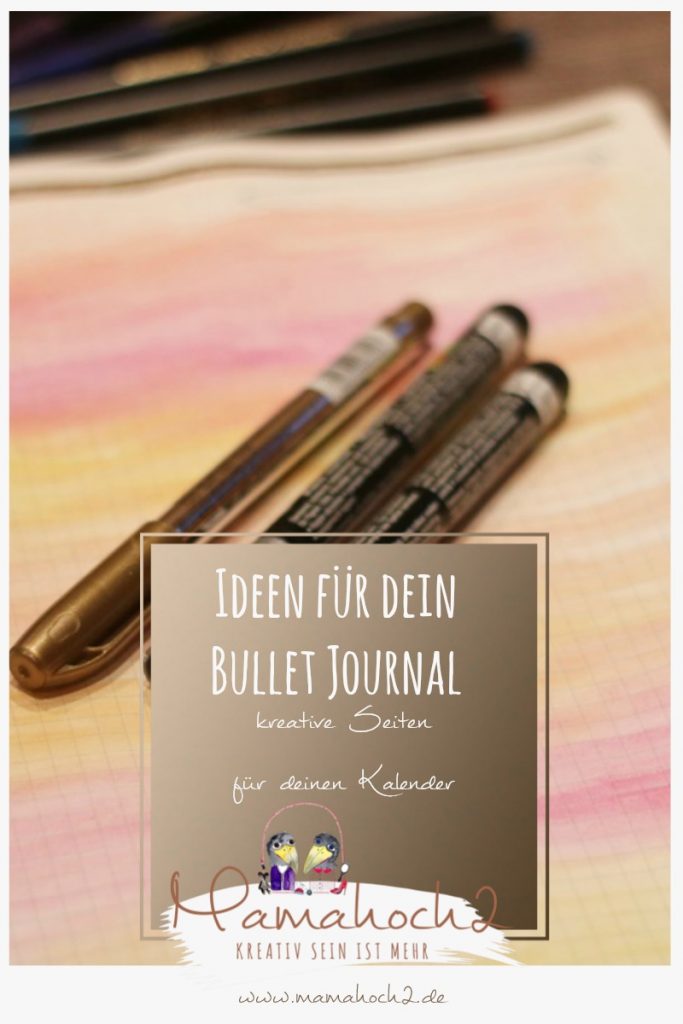 Bullet Journal . Bullet Journal Ideen . Bullet Journal Materialien . Bulett Journal Kalender . Kalender selber machen . kreative Kalender 76