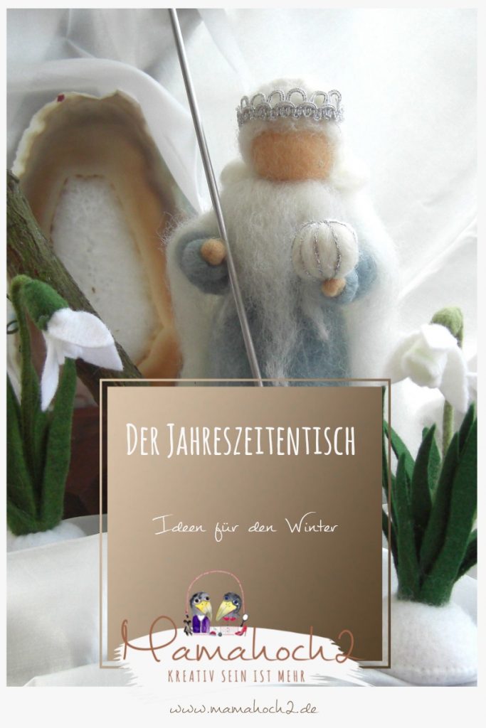 jahreszeitentisch waldorf winter könig winter mutter erde