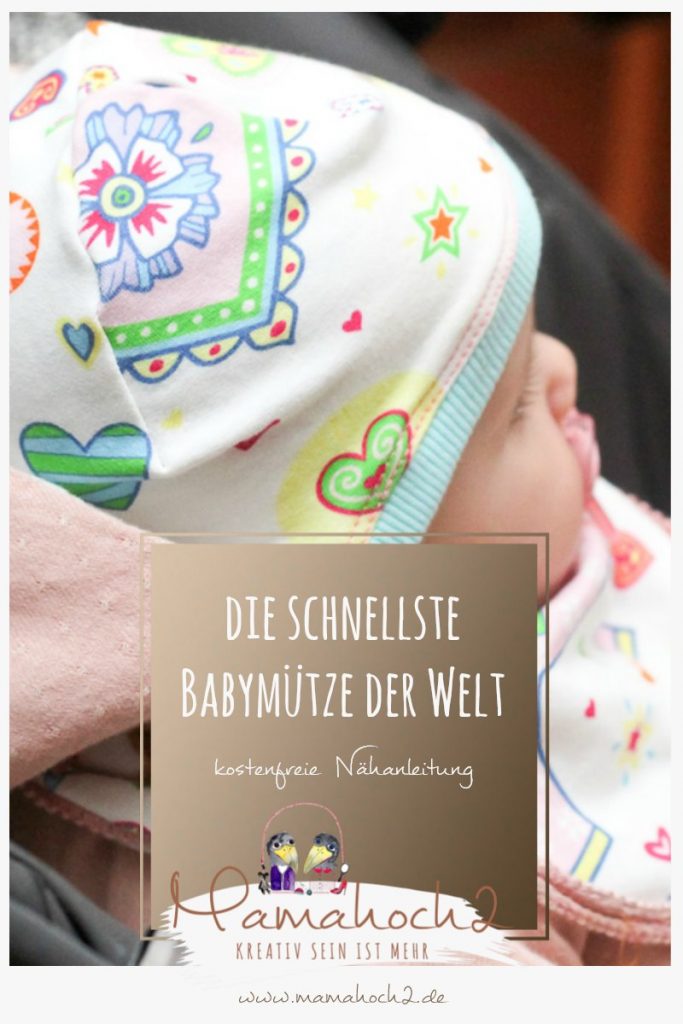 nähanleitung mütze baby babymütze nähen käppchen rockers schnelle anleitung freebook mamahoch2 sewing