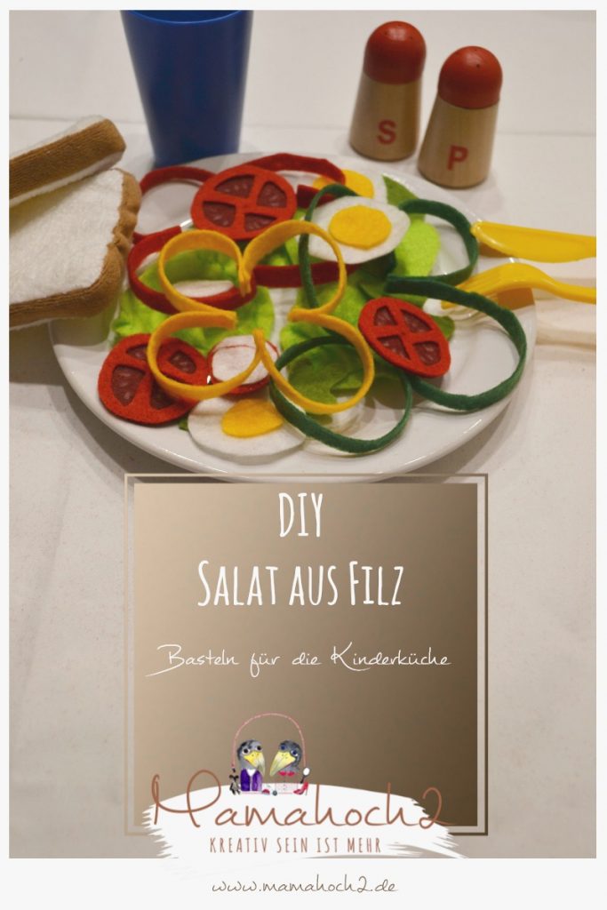 Filzessen . Salat aus Filz . Essen für die Kinderküche . DIY Kinderküche . gesunde Ernährung für Kinder (3)