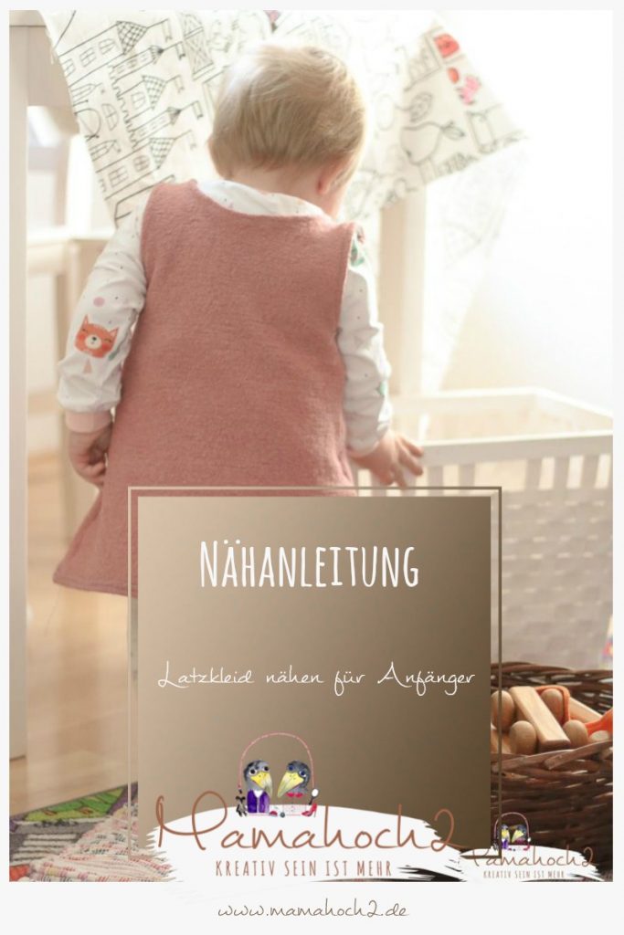 latzkleid nähen baby mädchen