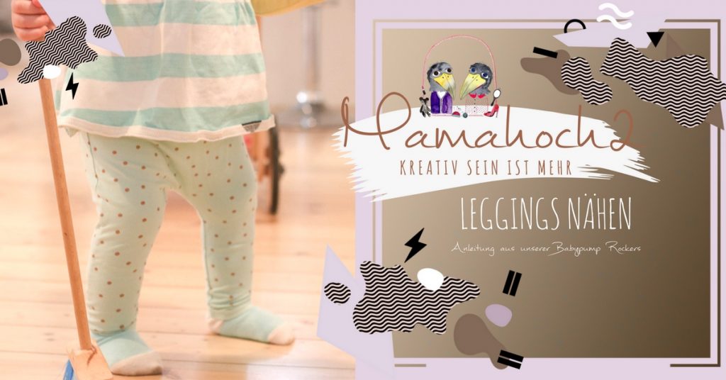 Leggings nähen Nähanleitung Anfänger Schnittmuster kostenlos Hose Pumphose