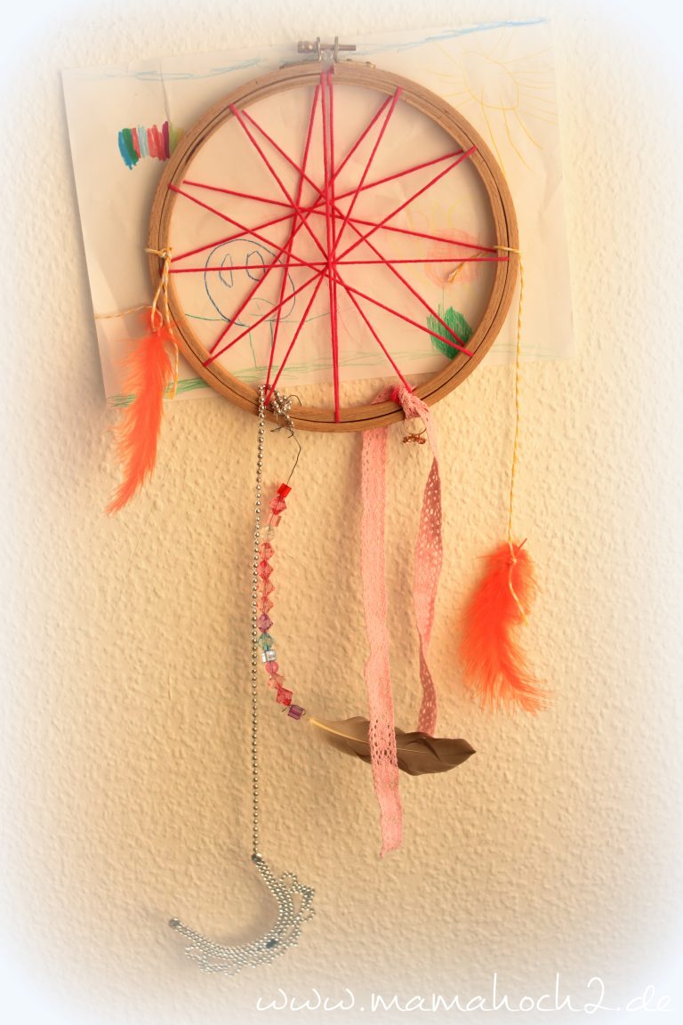 Traumfänger basteln- einfache Anleitung auch für die Kleinen ⋆ Mamahoch2