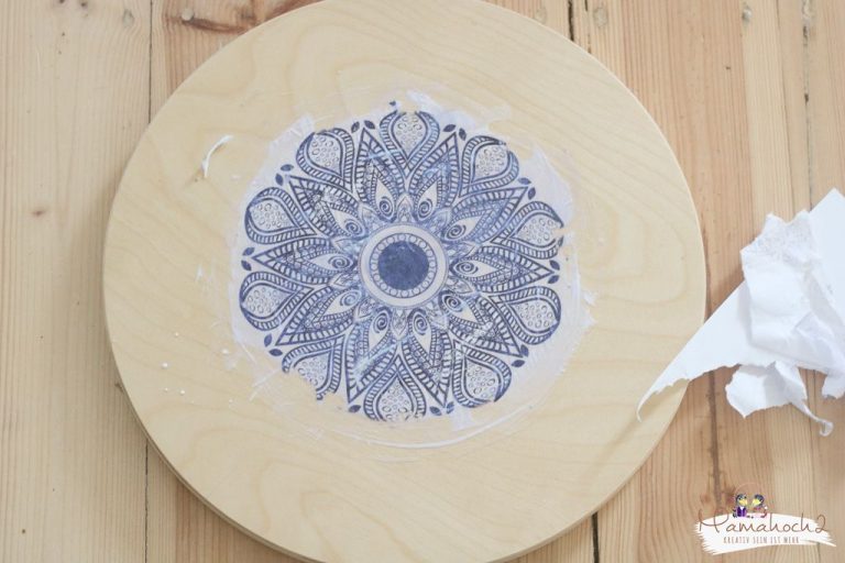 Möbel umgestalten mit Fototransfer auf Holz: Mein Hocker Hack ⋆ Mamahoch2