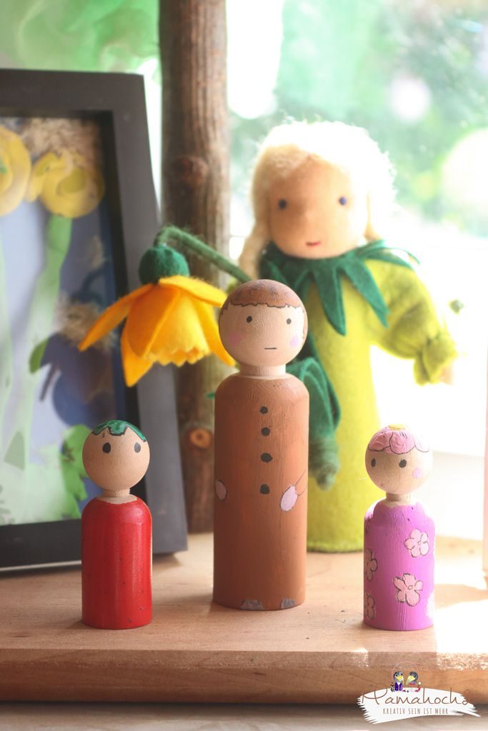 peg dolls selber machen waldorf spielzeug selber machen (3)