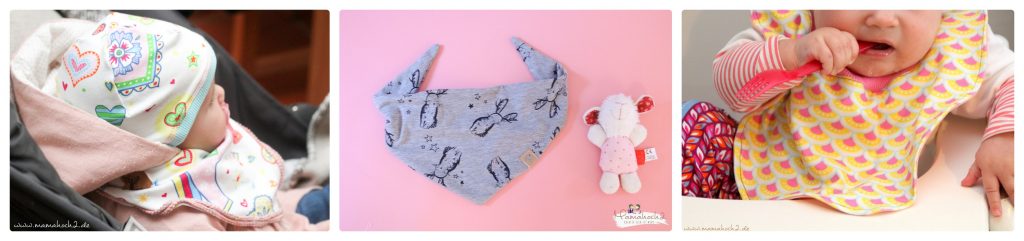 Nähbeispiele . Baby Accessoirs selber nähen