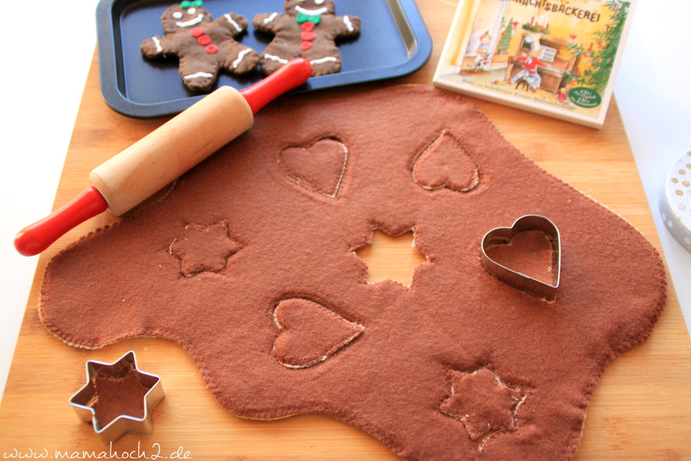 Weihnachtszeit in der Kinderküche- Plätzchen und Lebkuchen aus Filz