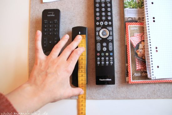 DIY Nähanleitung für ein Sofa-Utensilo - Mehr Ordnung auf der Couch ⋆