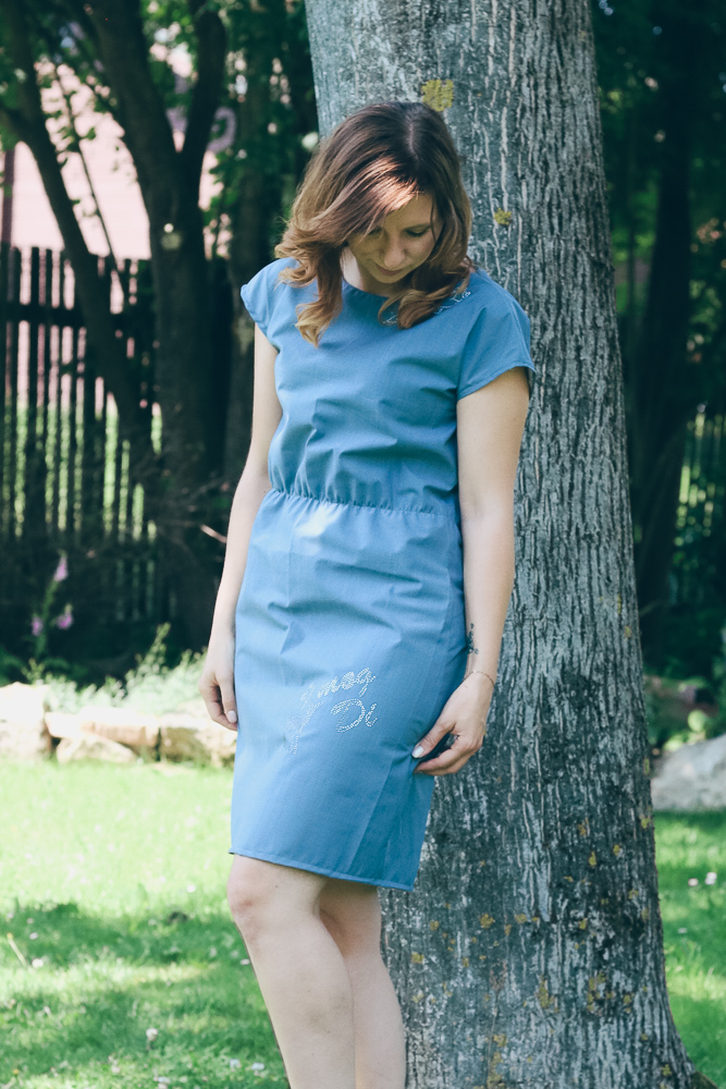 Sommerkleid „Ruckzuck-Kleid“ nähen für Anfänger – Nähanleitung mit Schnittmuster