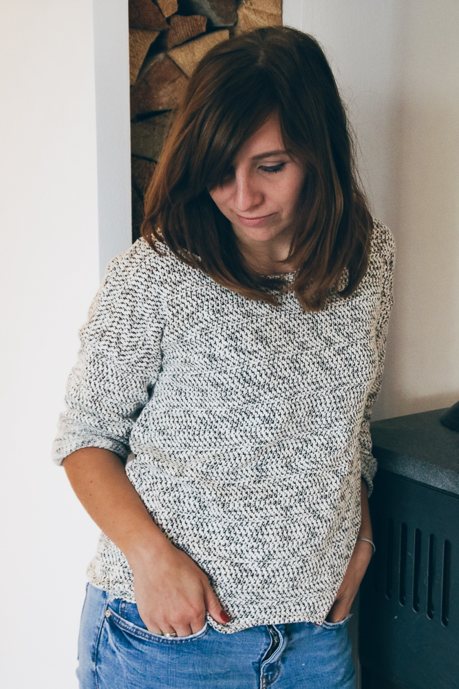 So nähst du dir einen Strickpullover für den Herbst – Kostenfreie Nähanleitung mit Ärmel Add-On für das Ruckzuck-Schnittmuster