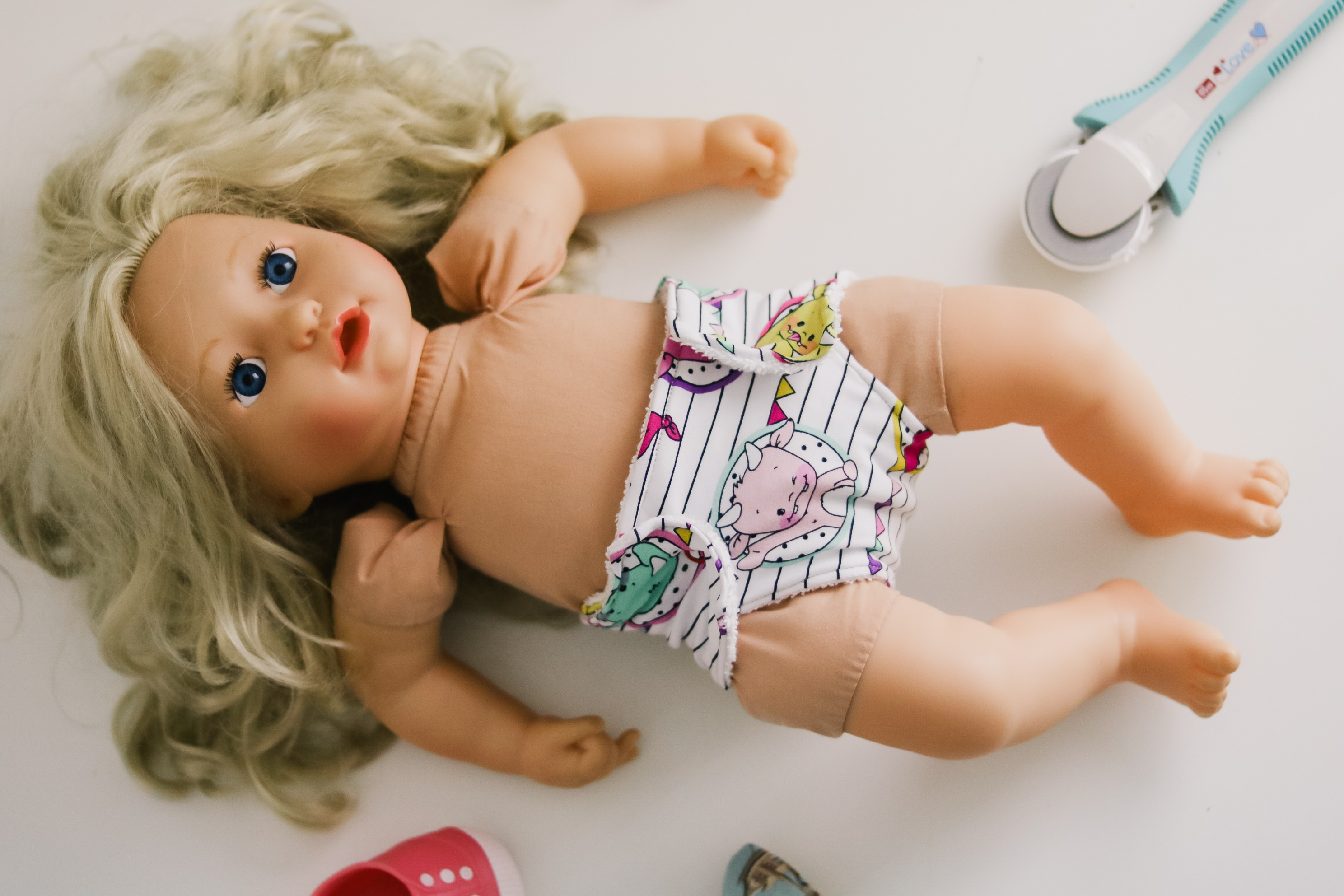 Nähanleitung Puppenwindel – kostenloses Schnittmuster für viele Puppengrößen
