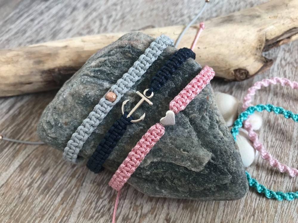 Freundschaftsarmband – DIY Anleitung für Makramee Armbänder