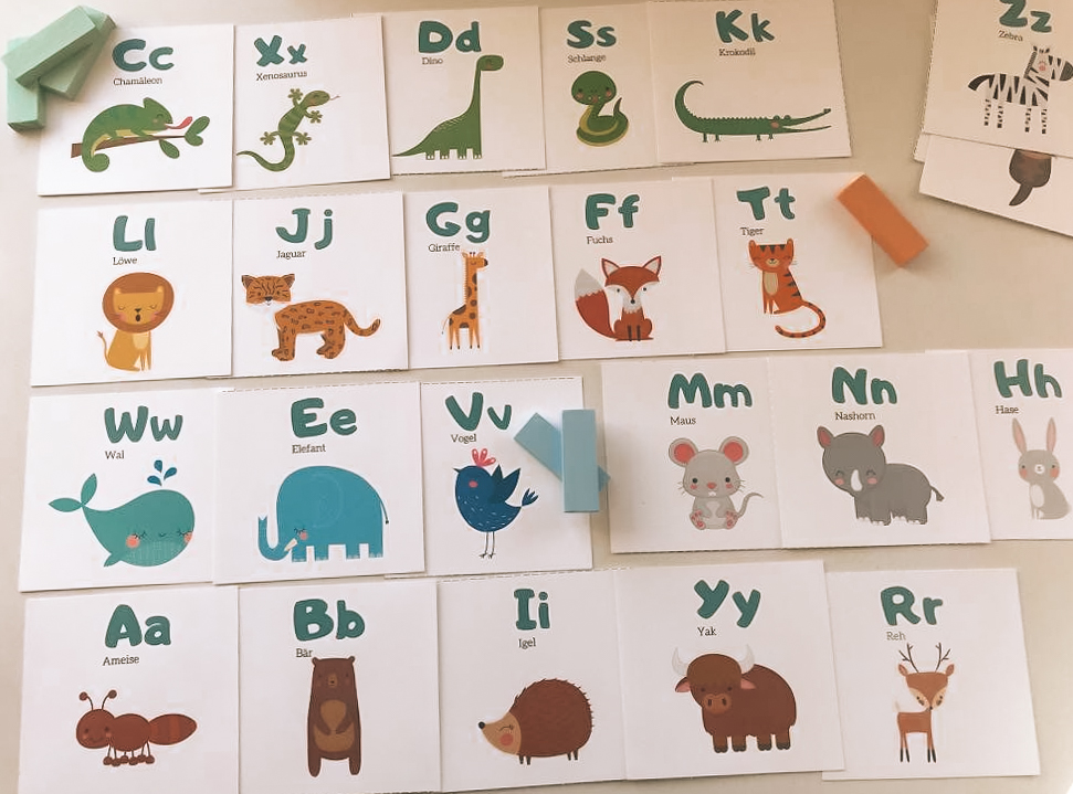 Alphabet Karten Zum Ausdrucken: Das Alphabet Zum Ausdrucken