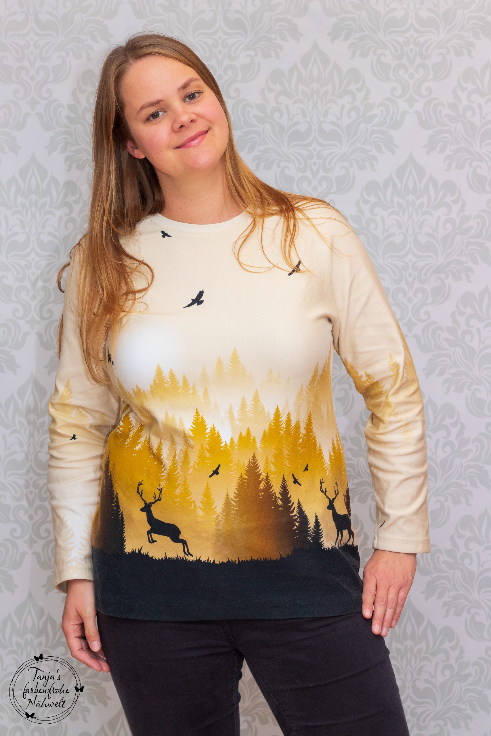 Nähe den Autumn Rockers für Damen ohne Kapuze als Pullover