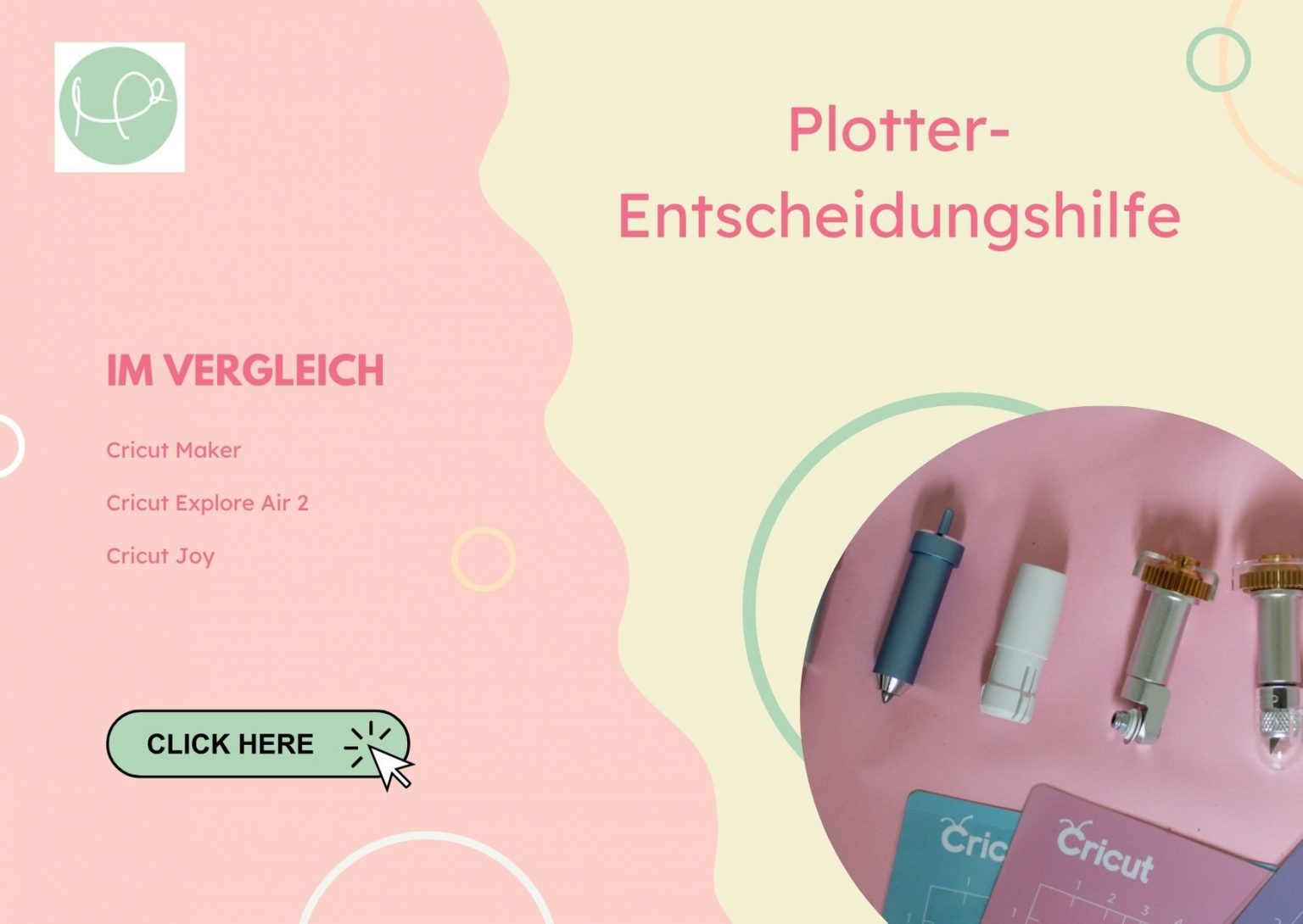 Messer und Matten Cricut Übersicht Unterschiede und Verwendung ⋆ Mamahoch2