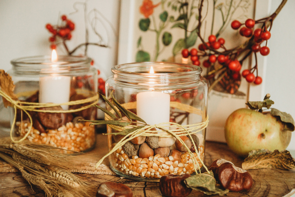 Herbstdeko aus Naturmaterialien: DIY Idee zum selber machen