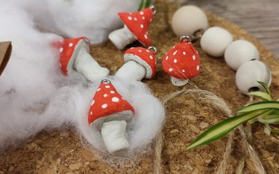 Mini DIY – Glückspilz aus Fimo Air